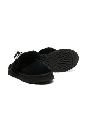 black leather slip-on UGG KIDS | 1130395KBLK